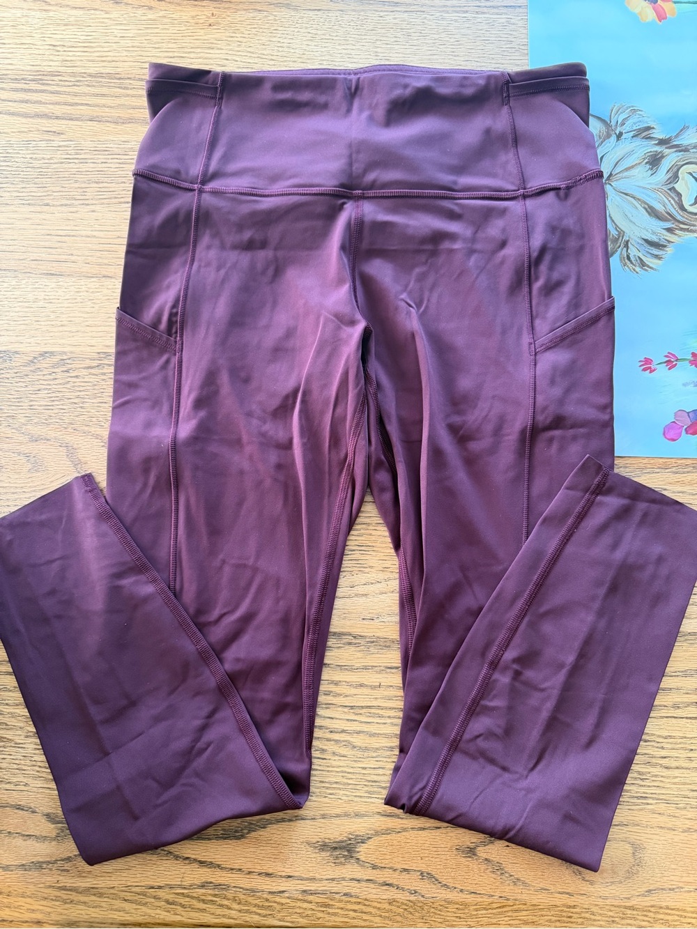 lululemon athletica Plum High-Rise Leggings with Side Pockets